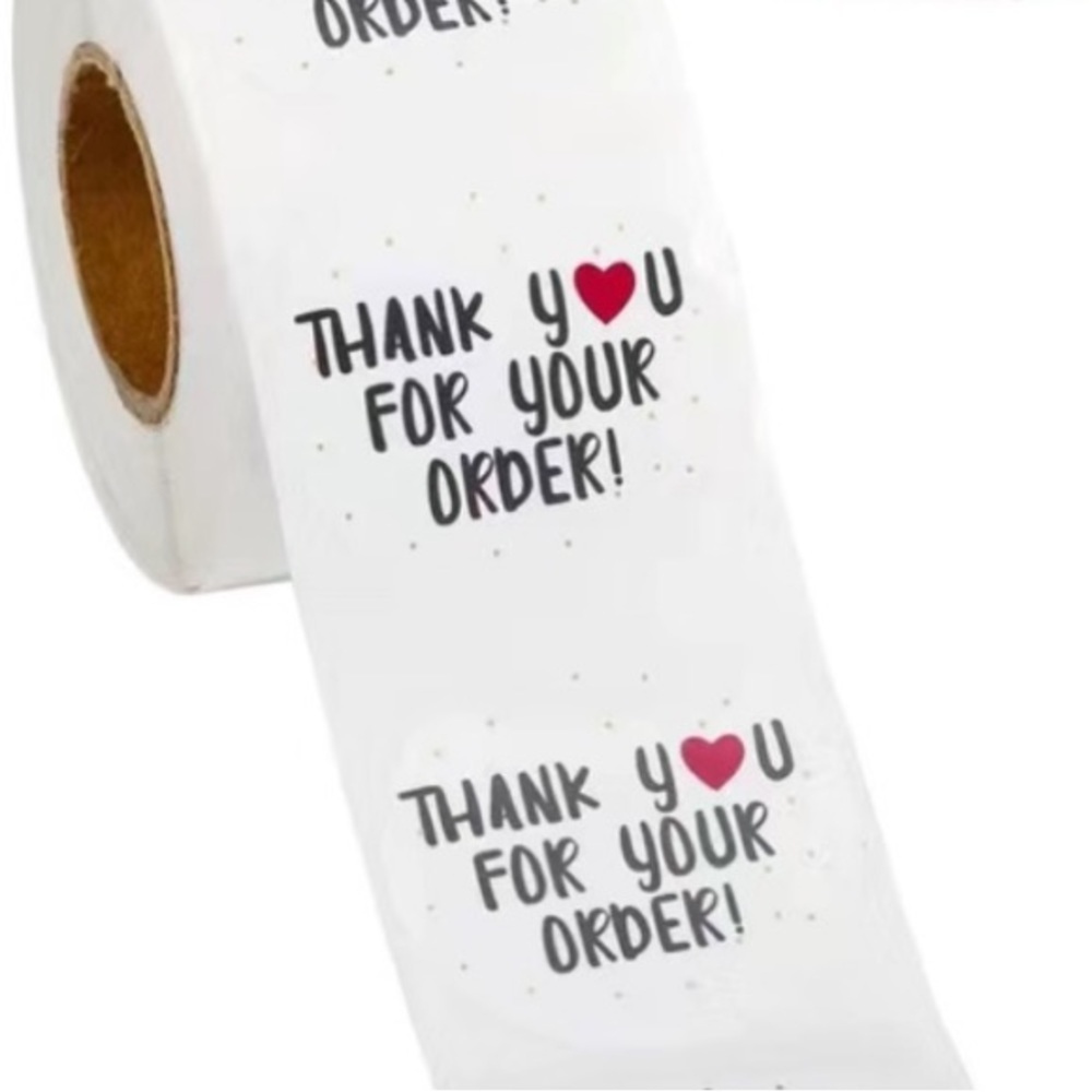 🆕”Thank You” ❤️ Stickers- 100 stickers